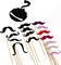 Photo Booth Props DIY Kit Dress-up Accessories Party Favors for Wedding Party Reunions Birthdays,60 pieces